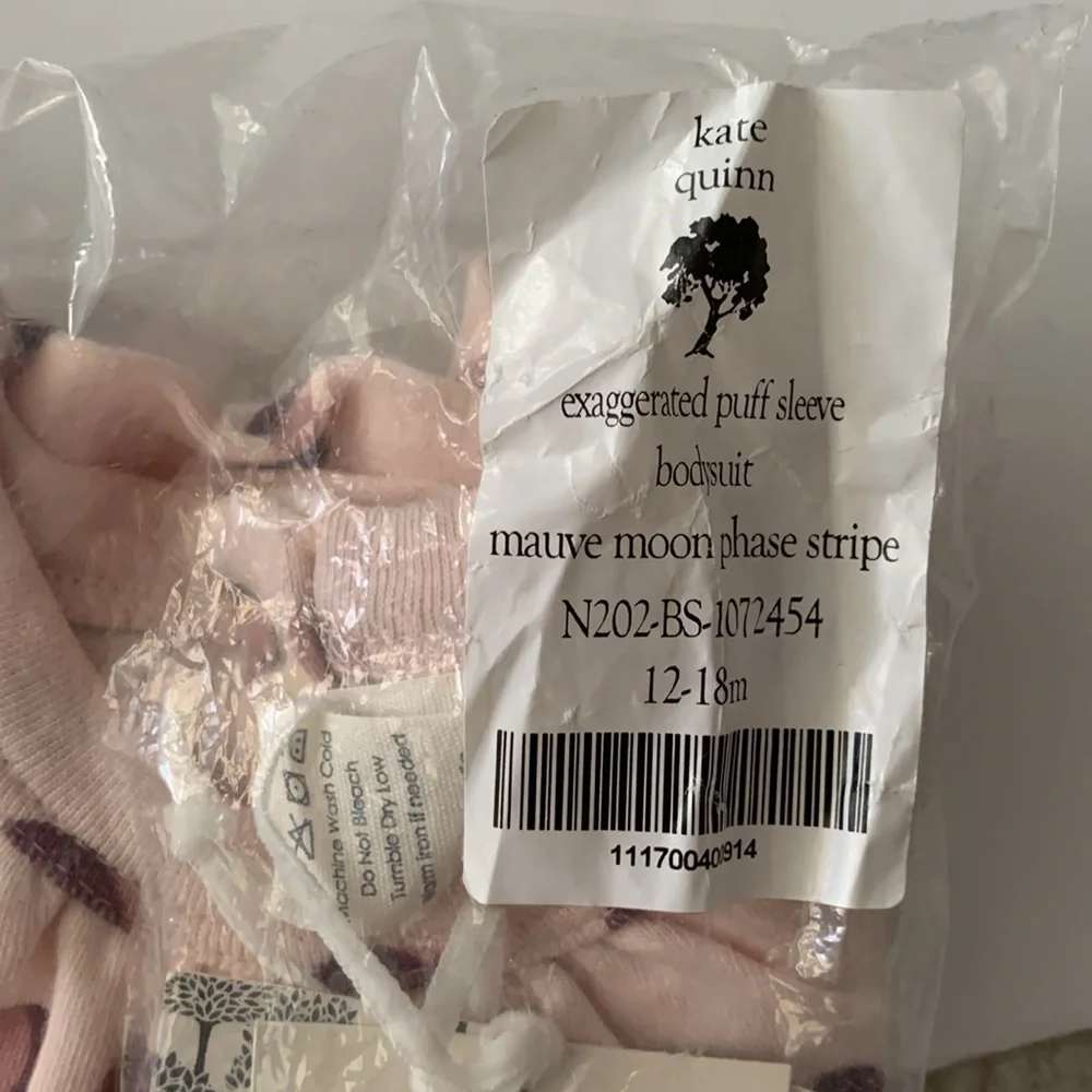 NWT Kate Quinn Baby Girl Moon Phases Bodysuit 12-18 Months